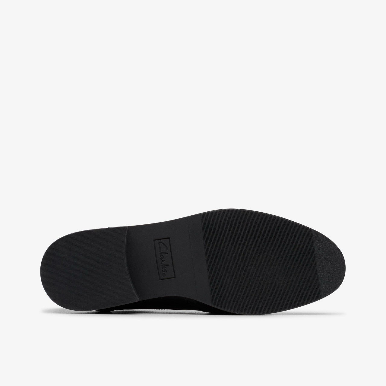 Tapa Pure Youth Black Leather Clarks Kids
