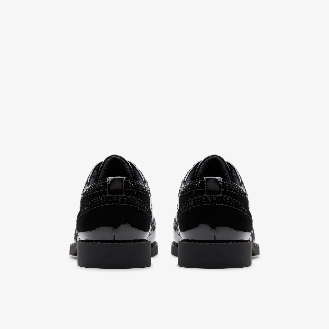 Tapa Pure Youth Black Patent Clarks Kids