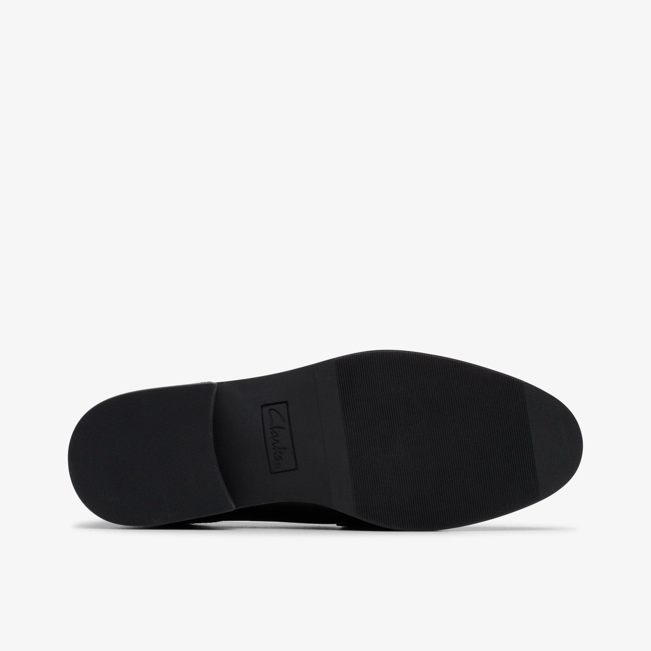 Tapa Edge Youth Black Leather Clarks Kids