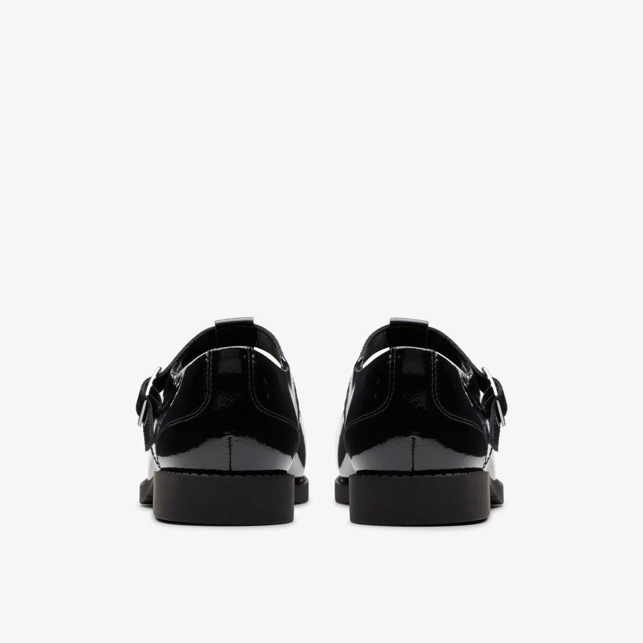 Tapa Hope Youth Black Patent Clarks Kids