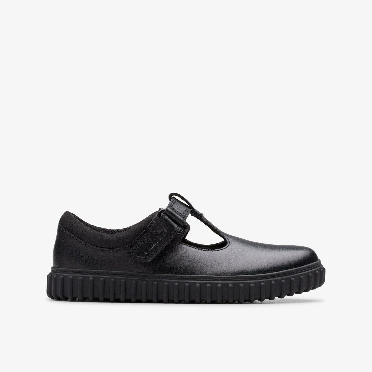 Cove Hope Kid Black Leather Clarks Kids