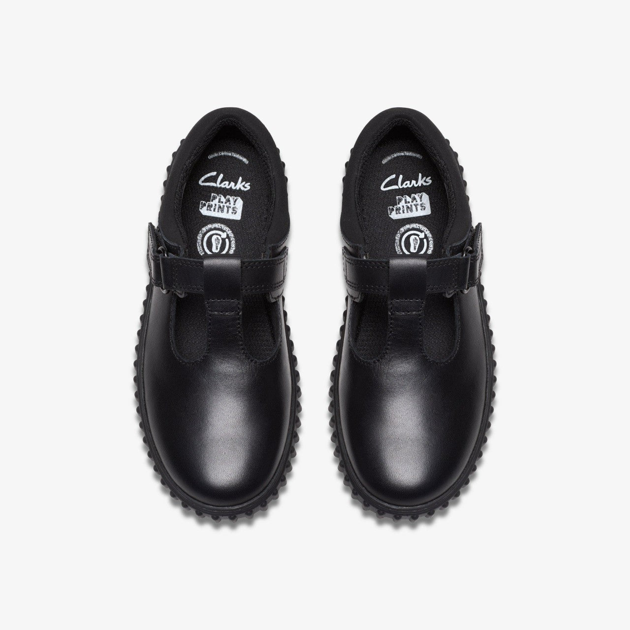Cove Hope Kid Black Leather Clarks Kids