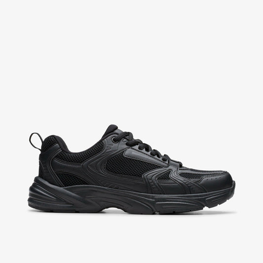 Crafton Move Youth Black Clarks Kids