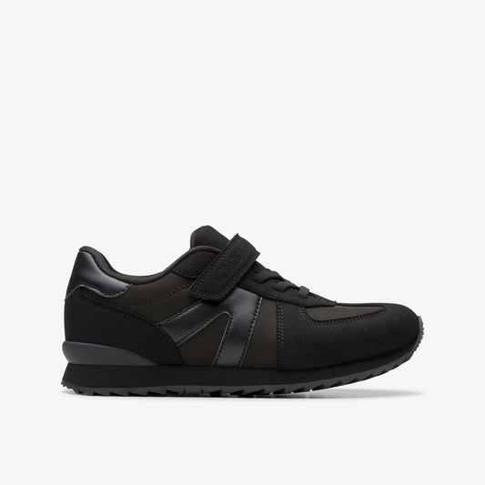 Jaspen Vibe Kid Black/Black Clarks Kids