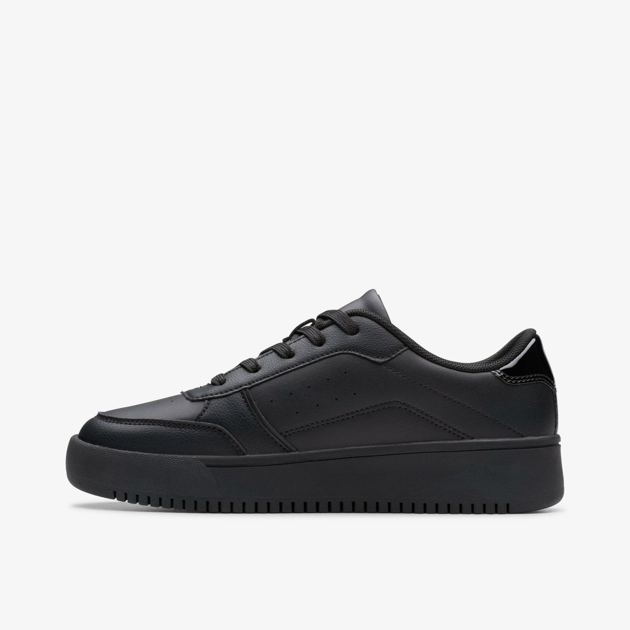 Barley Step Youth Black Clarks Kids