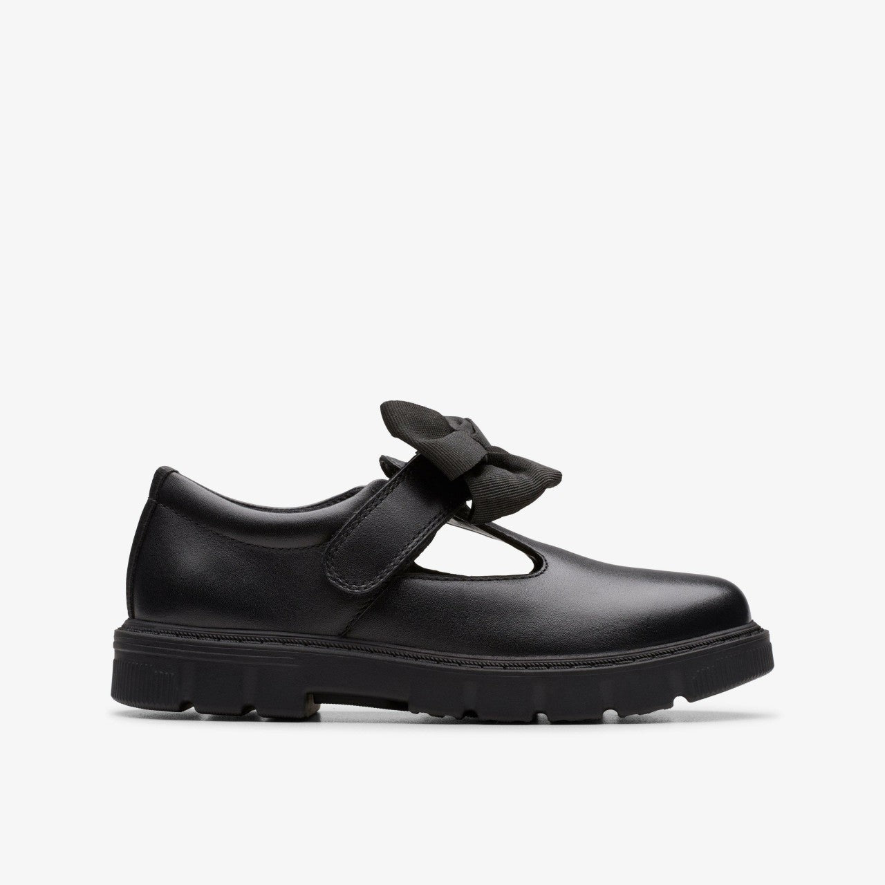 Lorcam Hope Kid Black Leather Clarks Kids