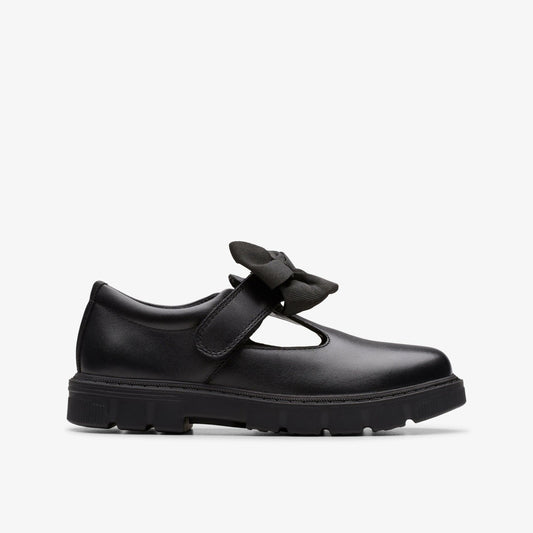 Lorcam Hope Kid Black Leather Clarks Kids
