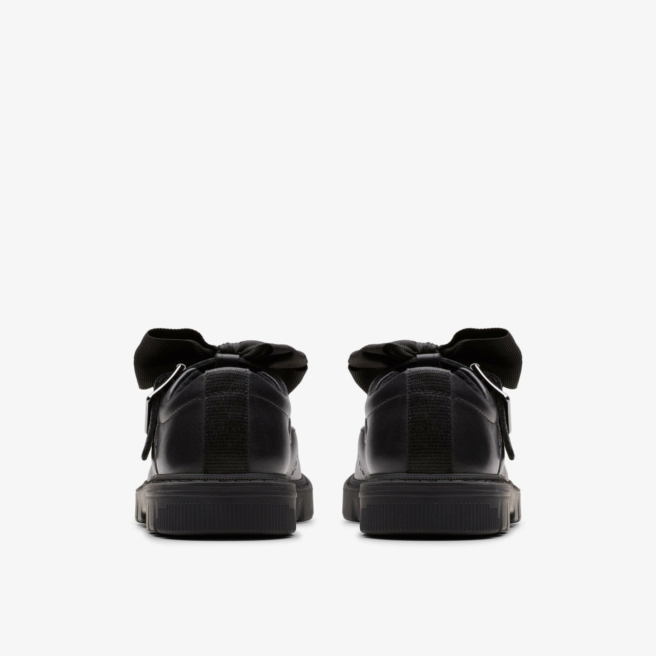 Lorcam Jane Kid Black Leather Clarks Kids