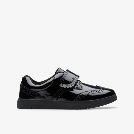 Disco Skip Kid Black Patent Clarks Kids