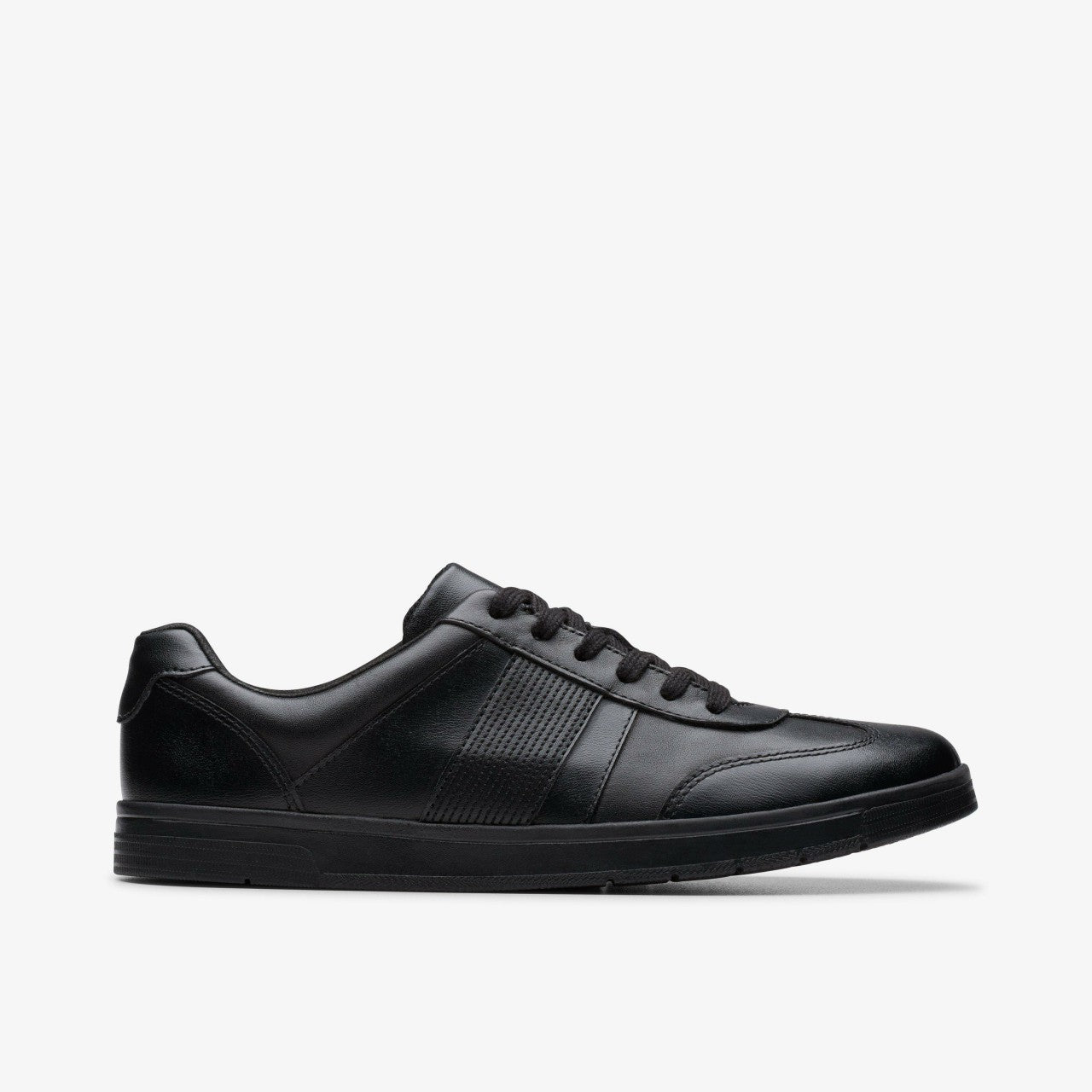 Disco Pace Youth Black Leather Clarks Kids