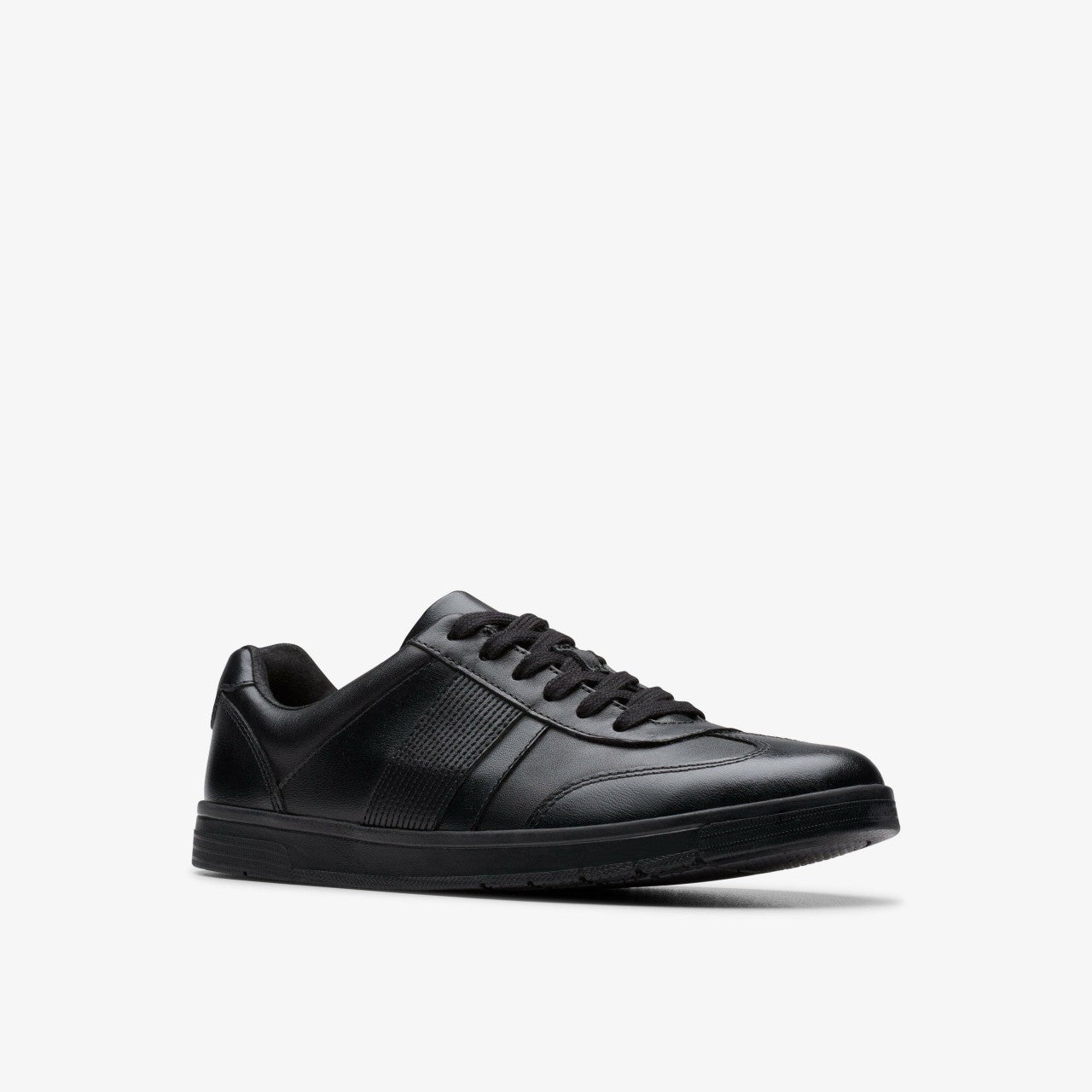 Disco Pace Youth Black Leather Clarks Kids