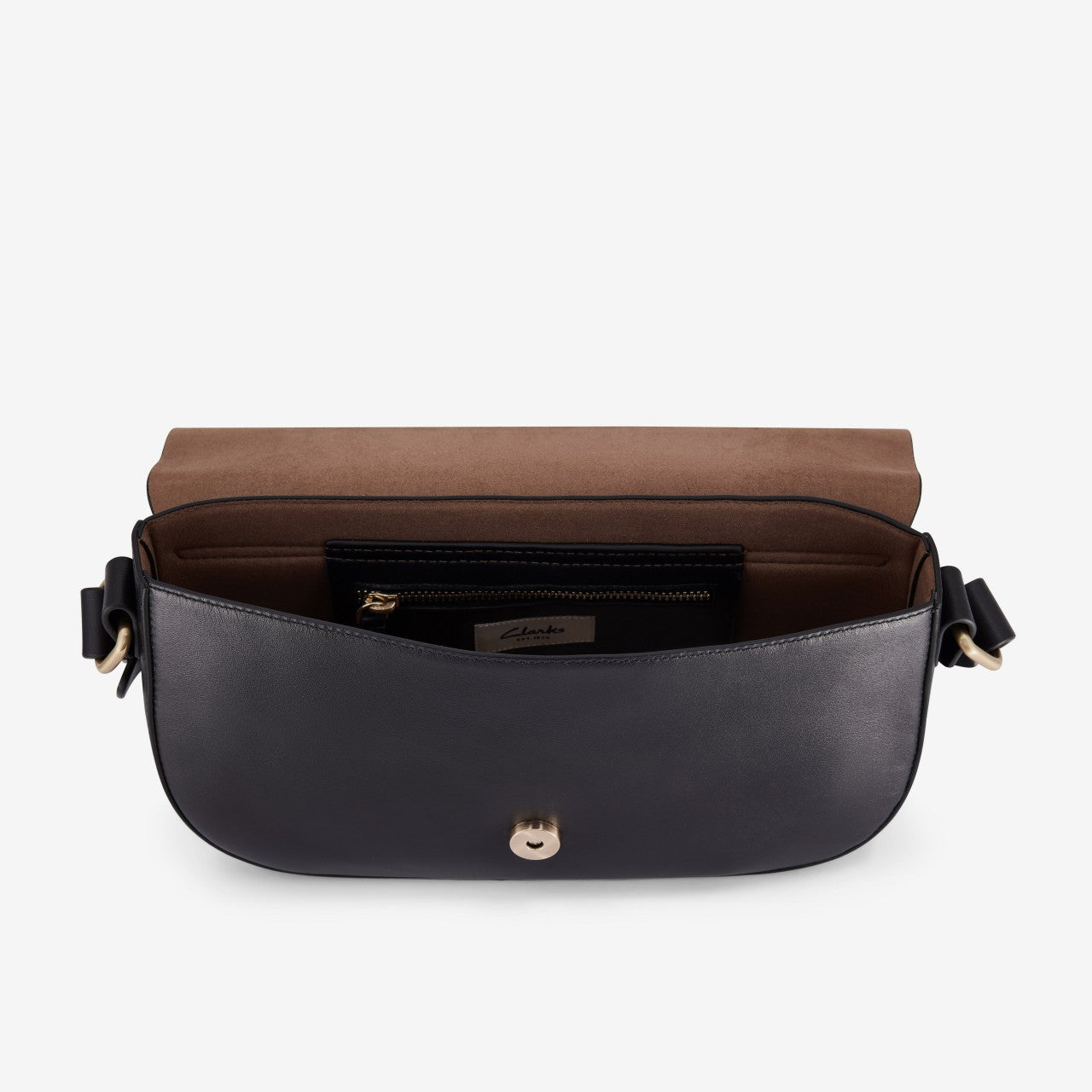 Baguette Dress Black Leather Clarks Women