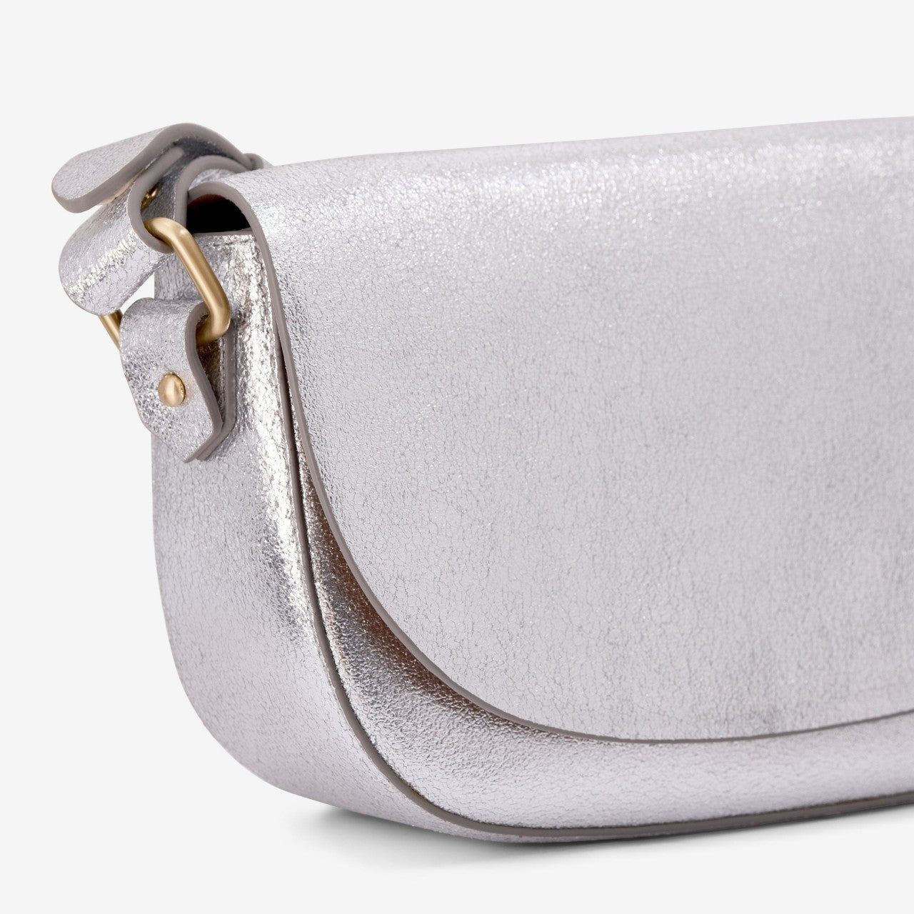 Baguette Dress Silver Leather Clarks Women