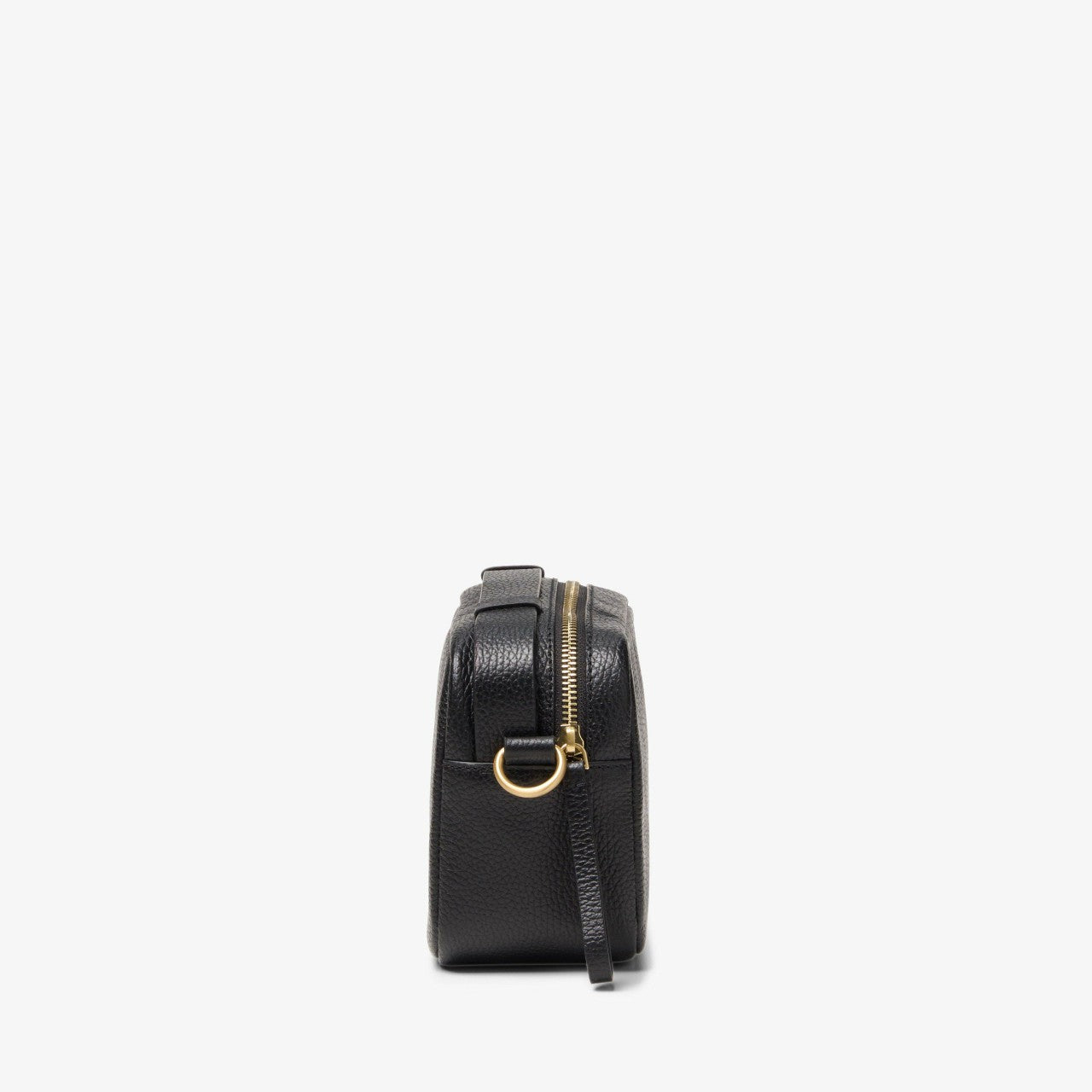 Camera Cross Black Leather Clarks Women