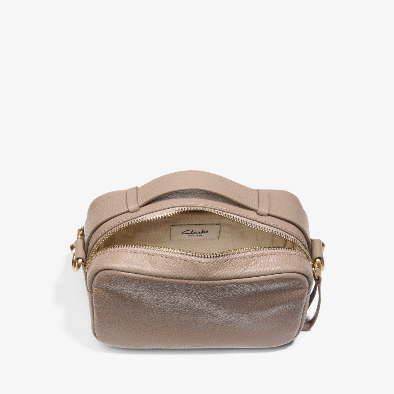 Camera Cross Pebble Leather Clarks Women