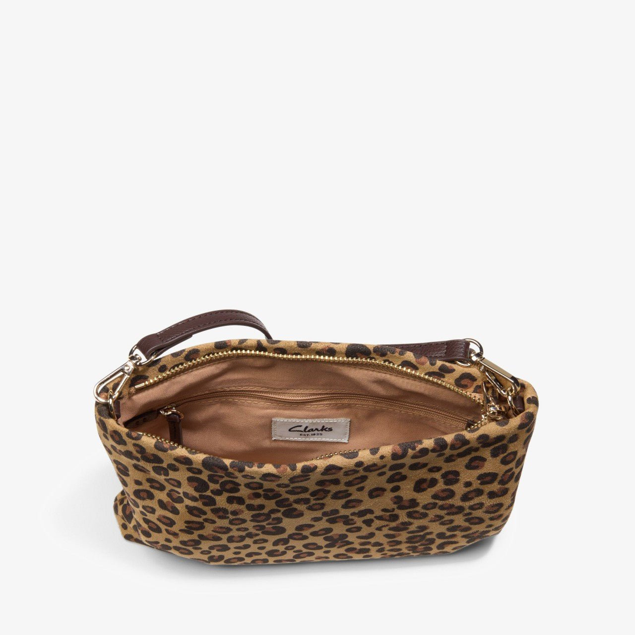 Pouch Bag Leopard Print Clarks Women