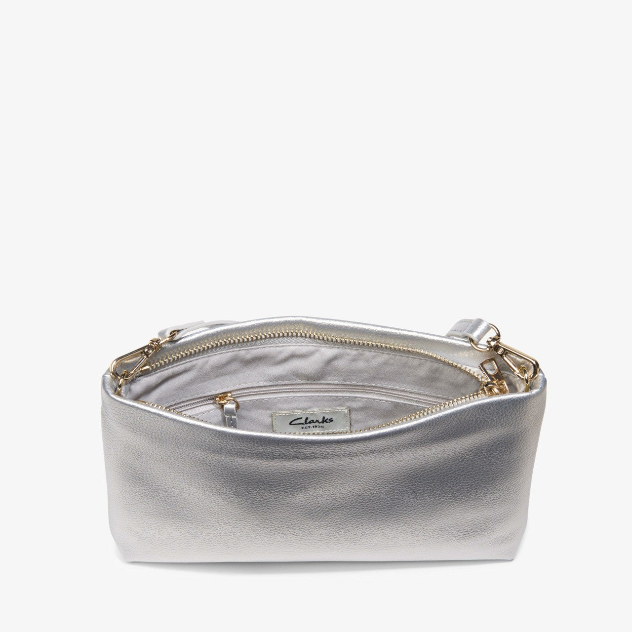 Pouch Bag Silver Clarks Women