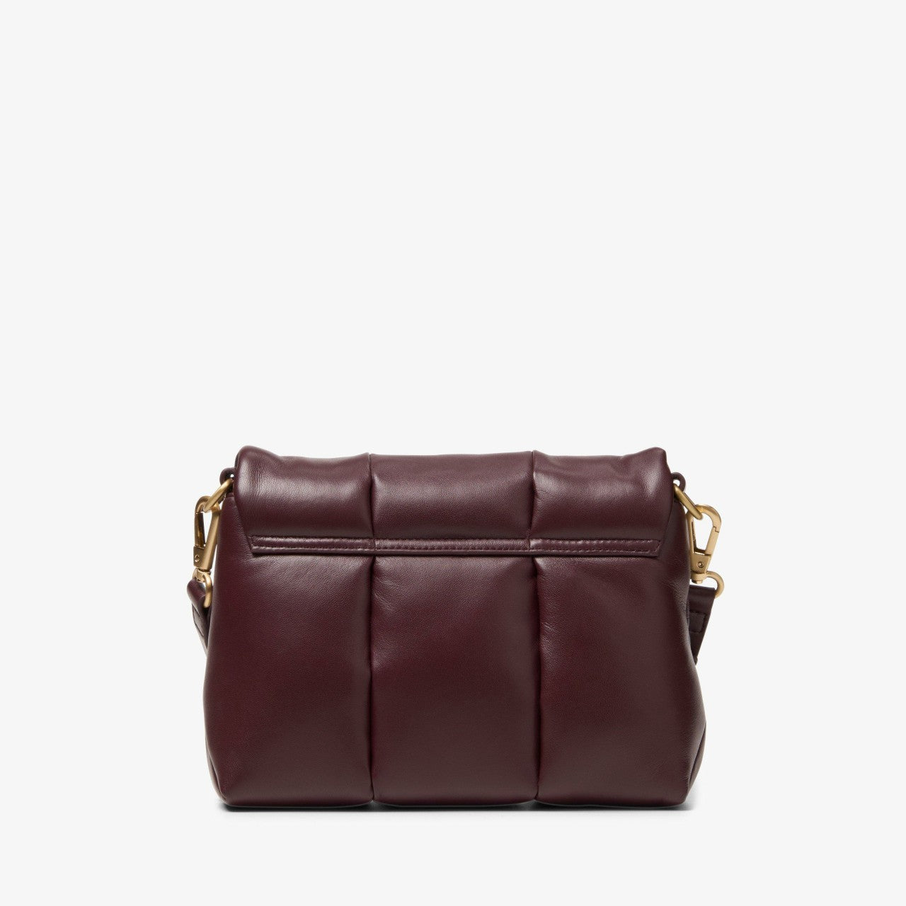 Puffy Crossbody Burgundy Leather Clarks Women