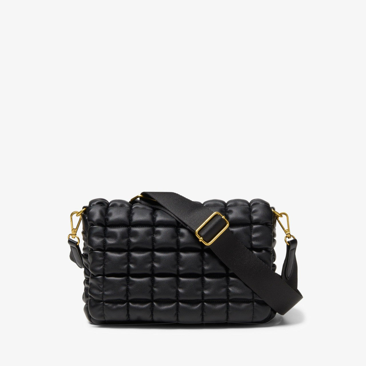 Quilted Cross Black Clarks Women