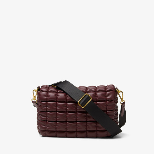 Quilted Cross Burgundy Clarks Women