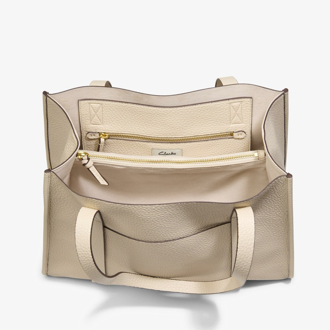 Shopper Tote Cream Clarks Women