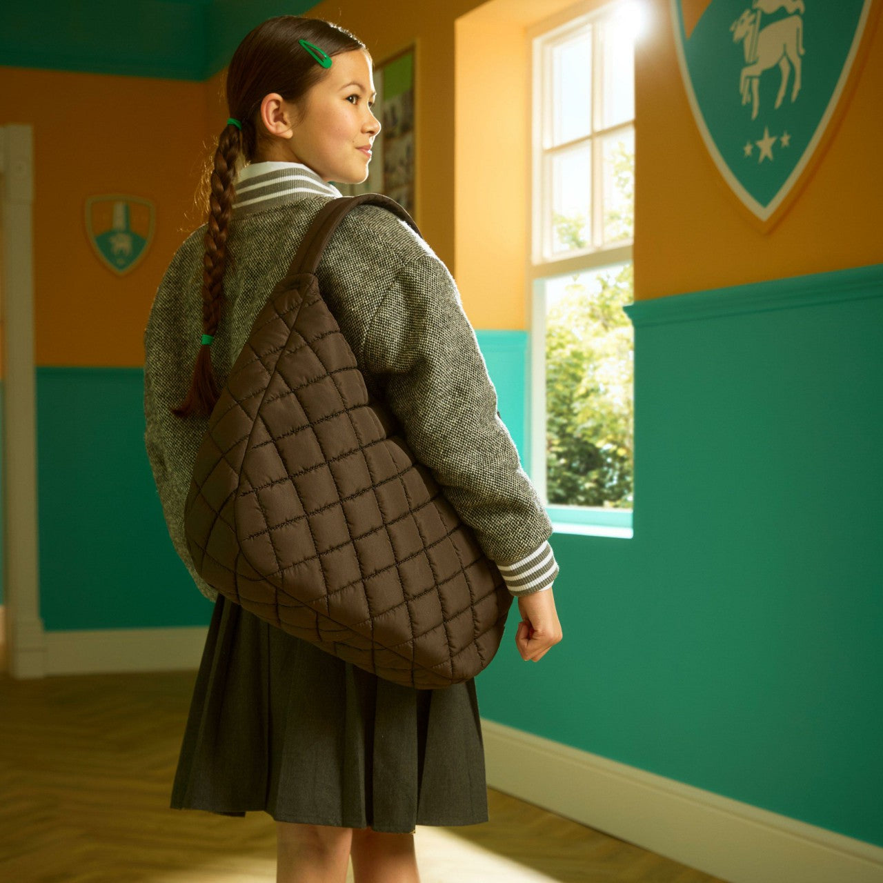 Quilted Tote Dark Brown Clarks Women