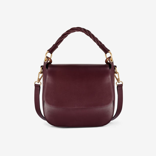Twist Midi Burgundy Leather Clarks Women