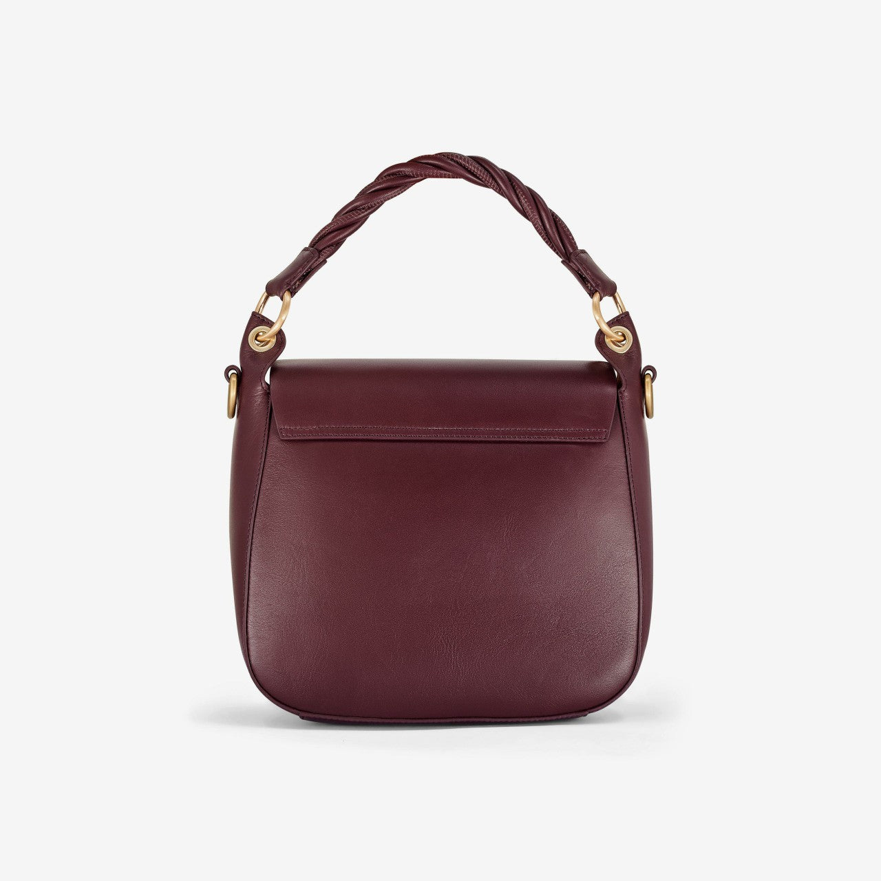 Twist Midi Burgundy Leather Clarks Women