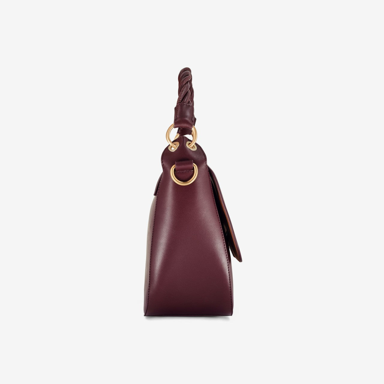 Twist Midi Burgundy Leather Clarks Women