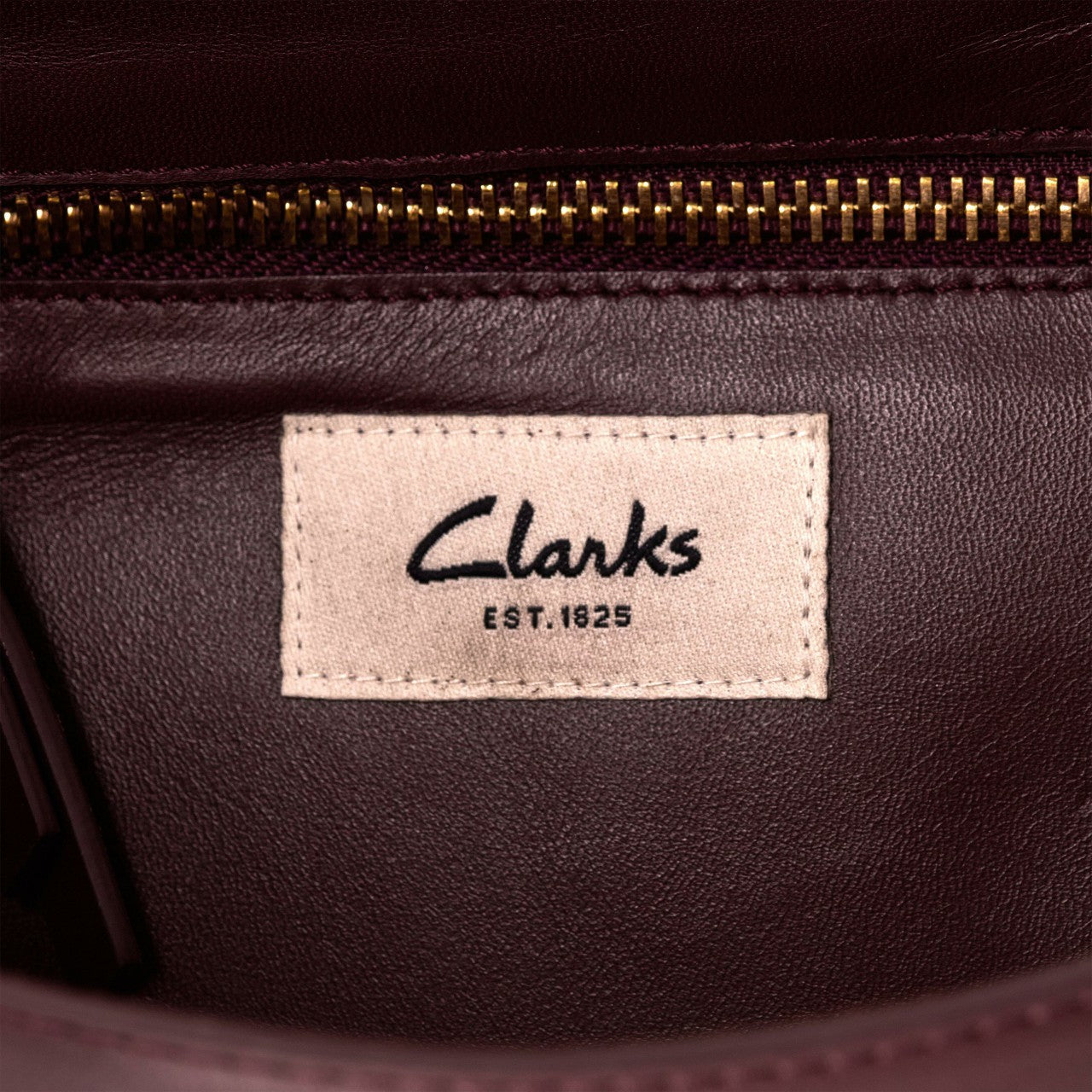 Twist Midi Burgundy Leather Clarks Women