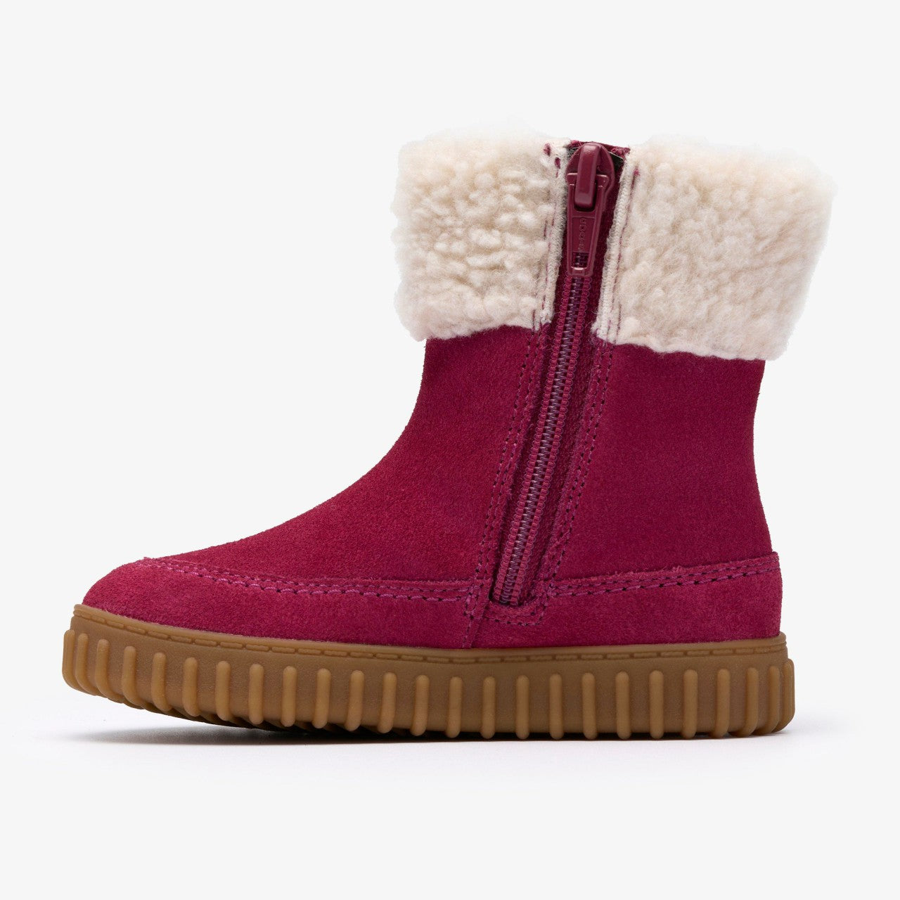 Cove Snug Toddler Berry Suede Clarks Kids