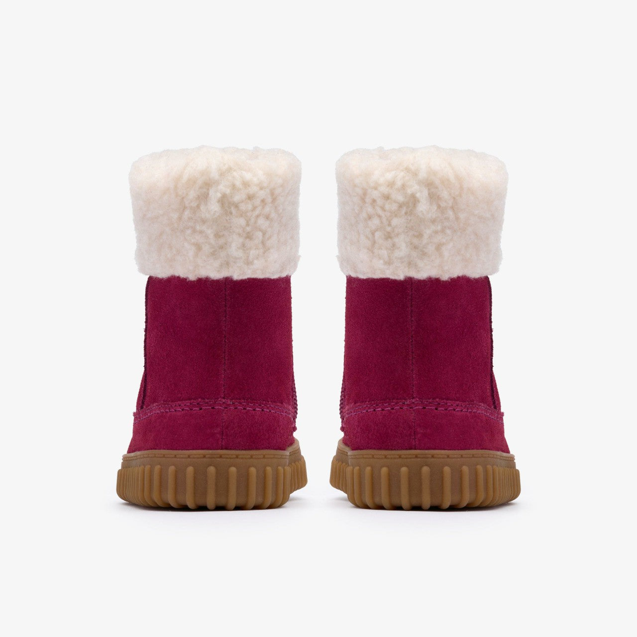 Cove Snug Toddler Berry Suede Clarks Kids