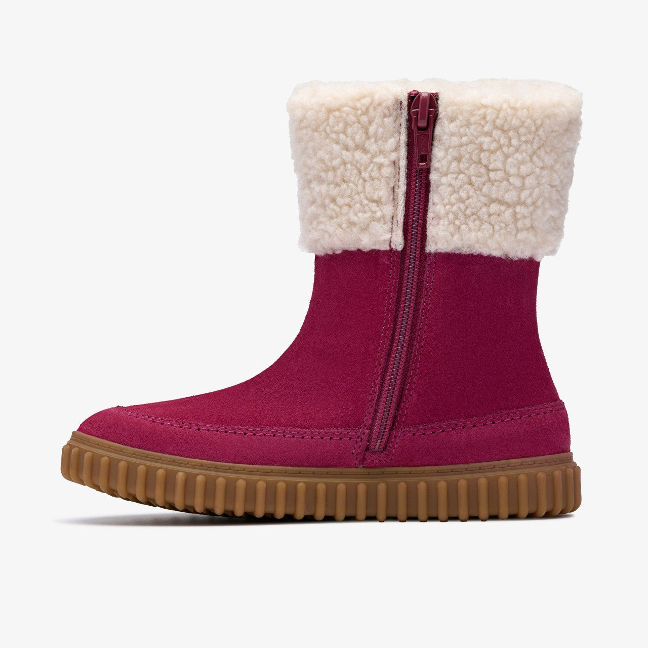 Cove Snug Kid Berry Suede Clarks Kids