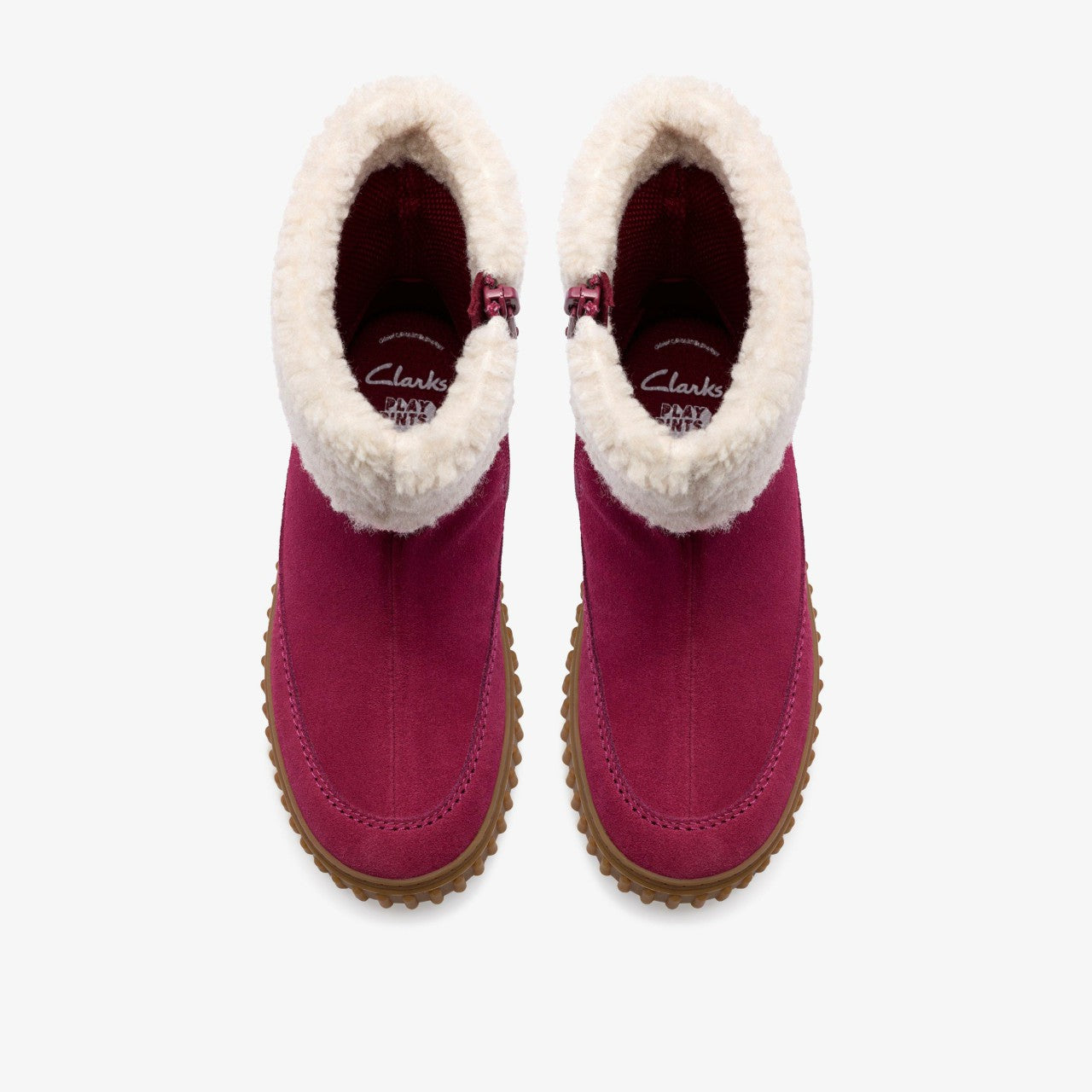 Cove Snug Kid Berry Suede Clarks Kids