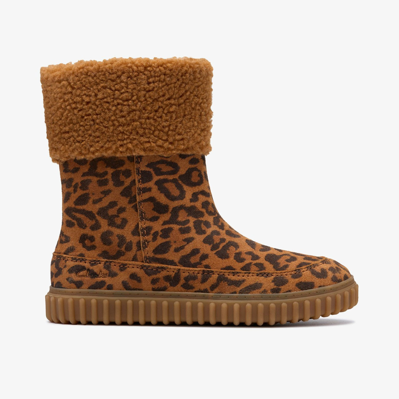 Cove Snug Kid Leopard Print Clarks Kids