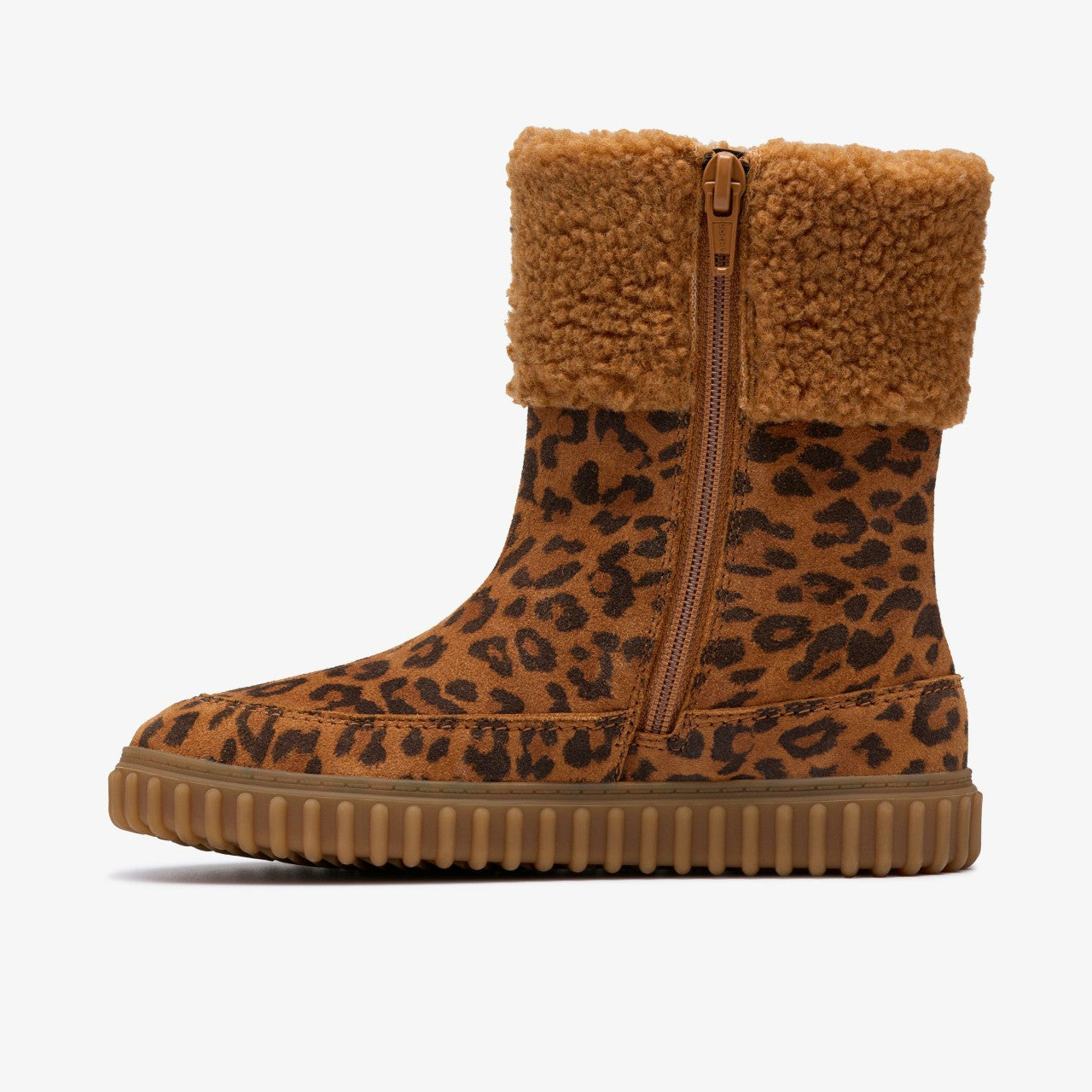 Cove Snug Kid Leopard Print Clarks Kids