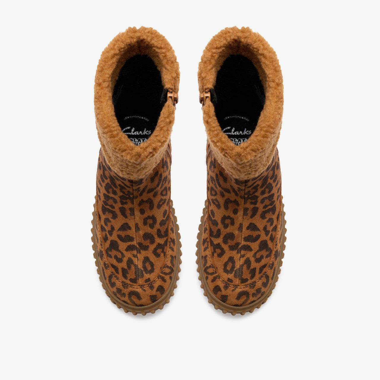 Cove Snug Kid Leopard Print Clarks Kids