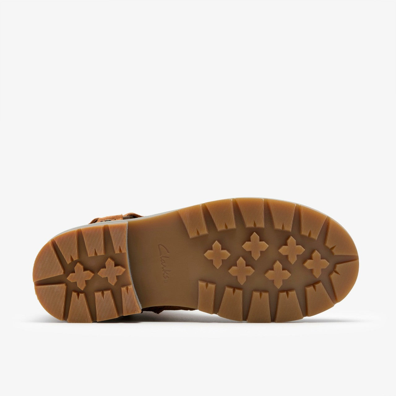 Prague Shine Kid Tan Suede Clarks Kids