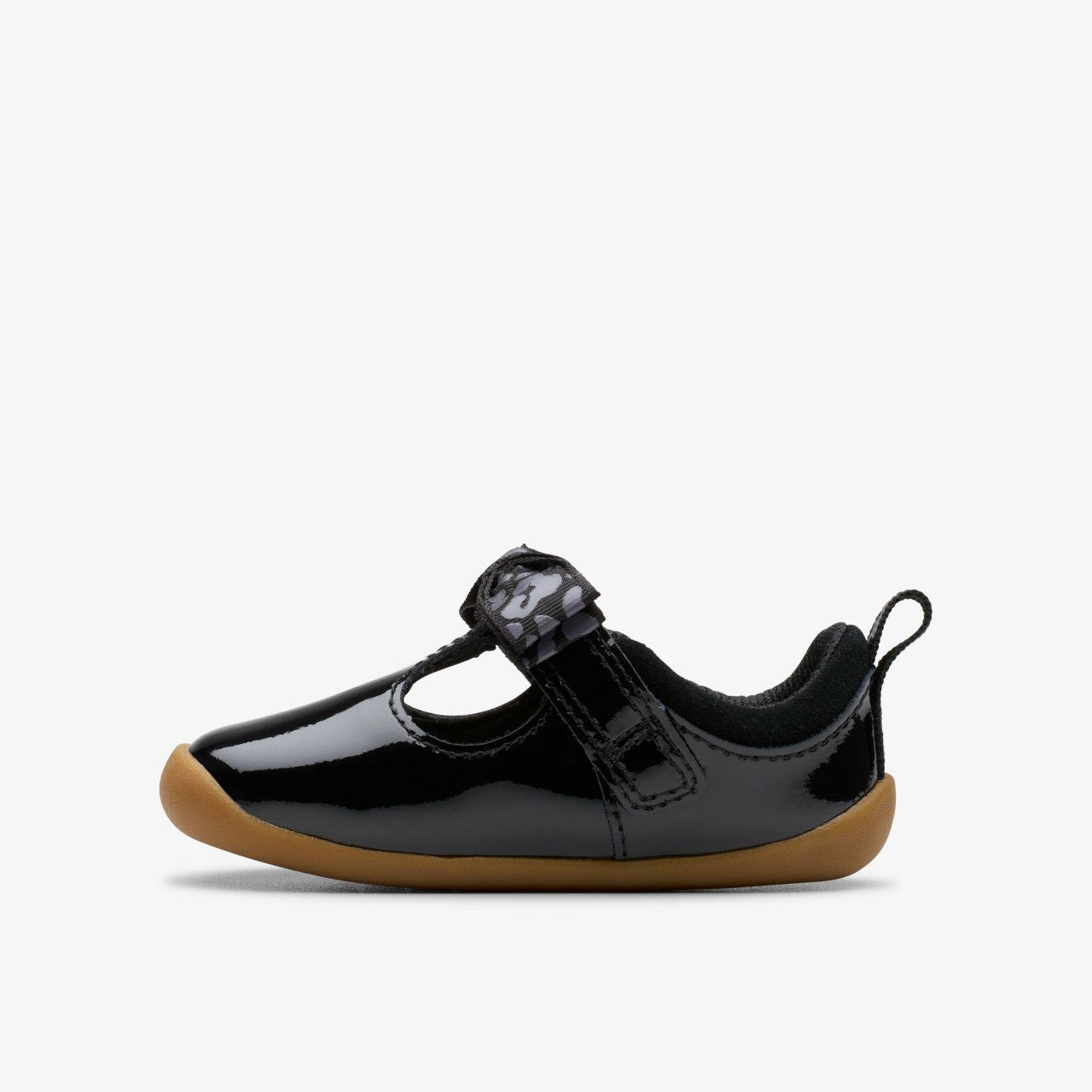 Roamer Trim Toddler Black Patent Clarks Kids