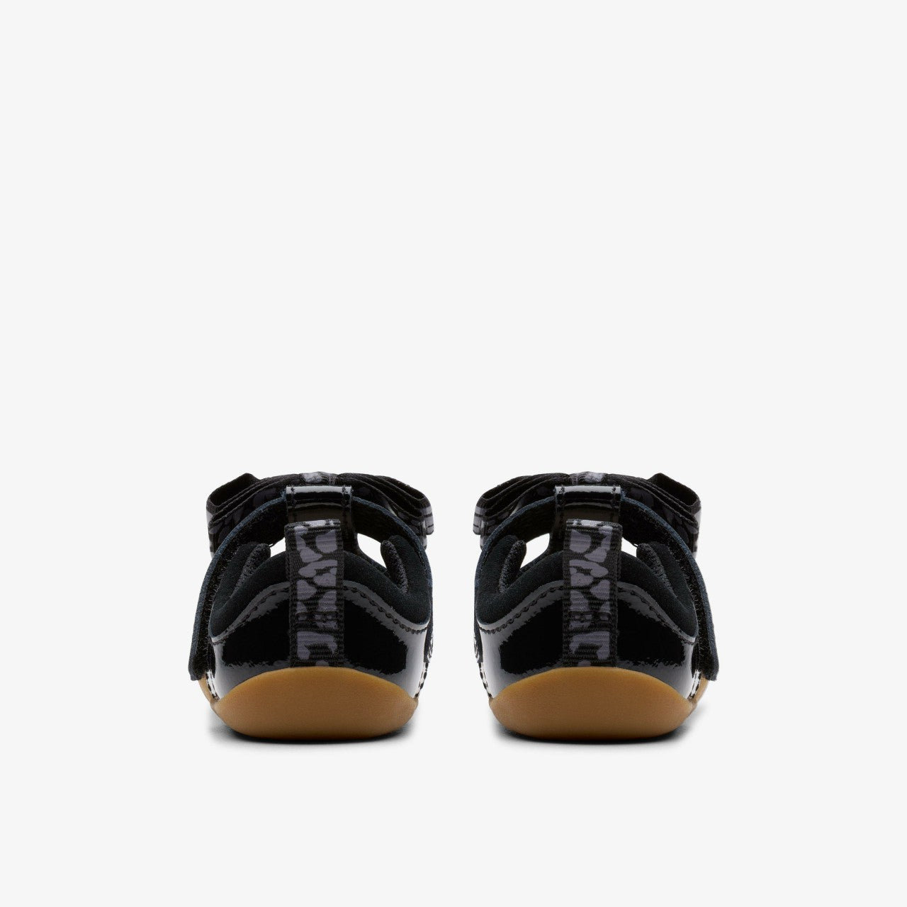 Roamer Trim Toddler Black Patent Clarks Kids