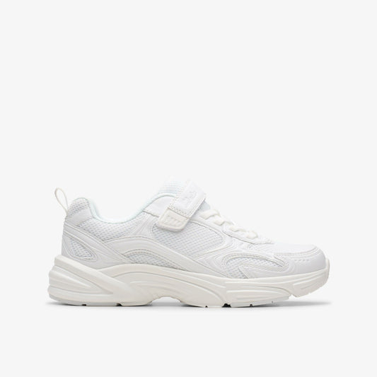 Crafton Move Kid White/White Clarks Kids