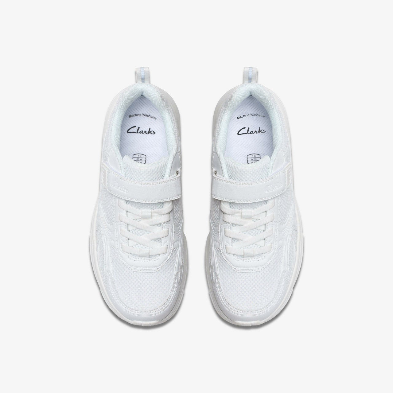 Crafton Move Kid White/White Clarks Kids