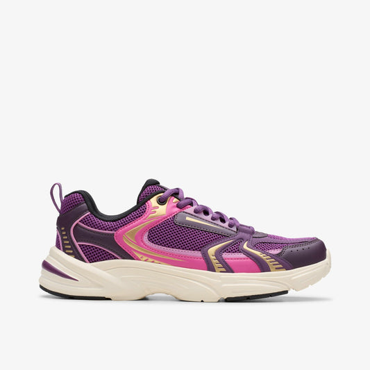Crafton Move Youth Purple Combination Clarks Kids
