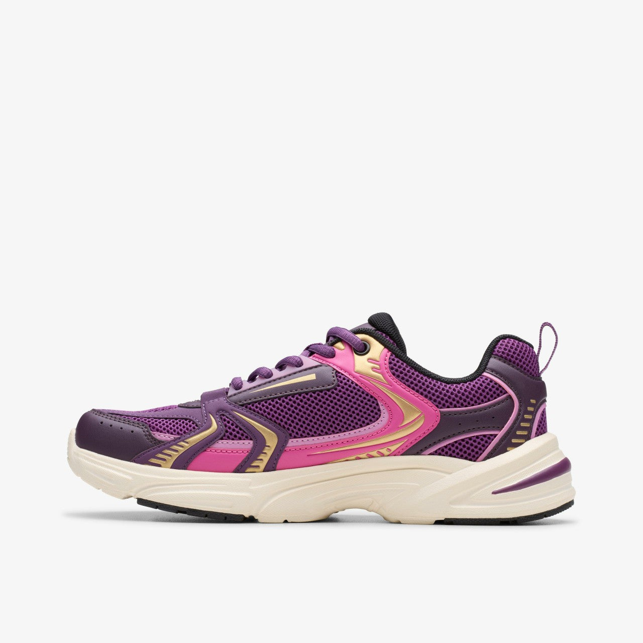 Crafton Move Youth Purple Combination Clarks Kids