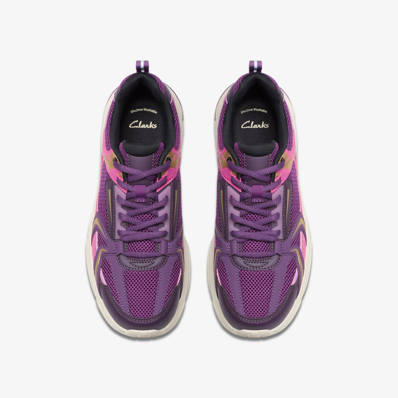 Crafton Move Youth Purple Combination Clarks Kids