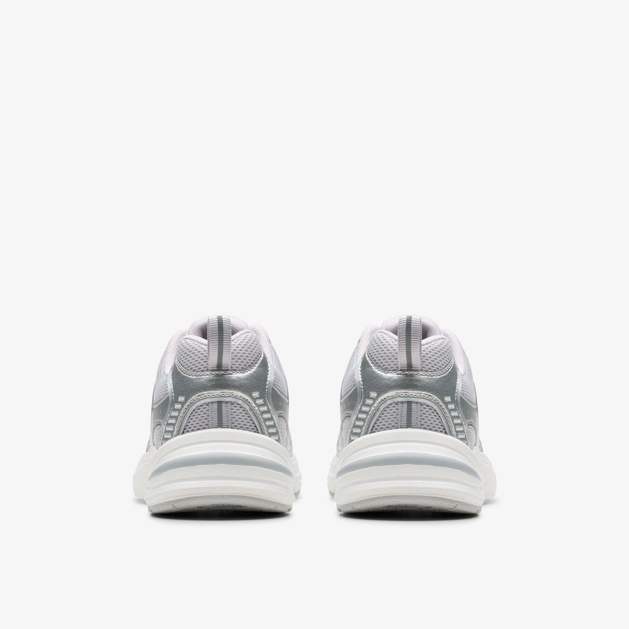 Crafton Move Youth Silver Metallic Clarks Kids