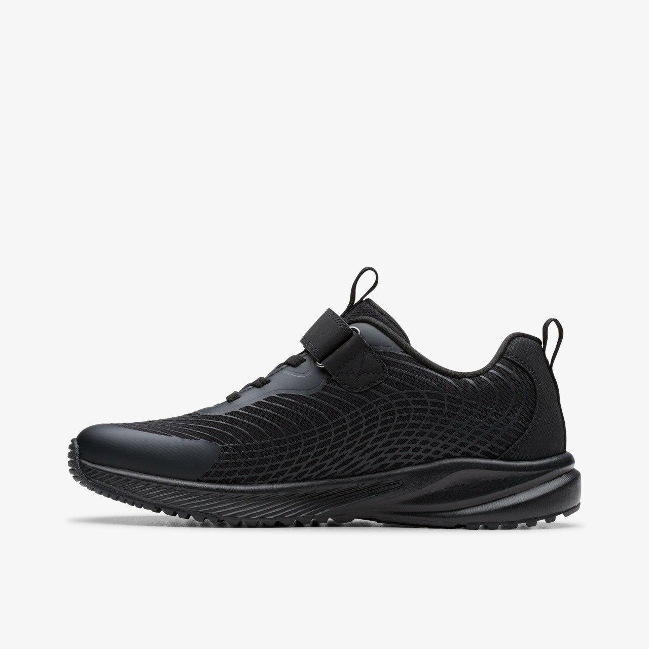 Deyes Dash Youth Black/Black Clarks Kids