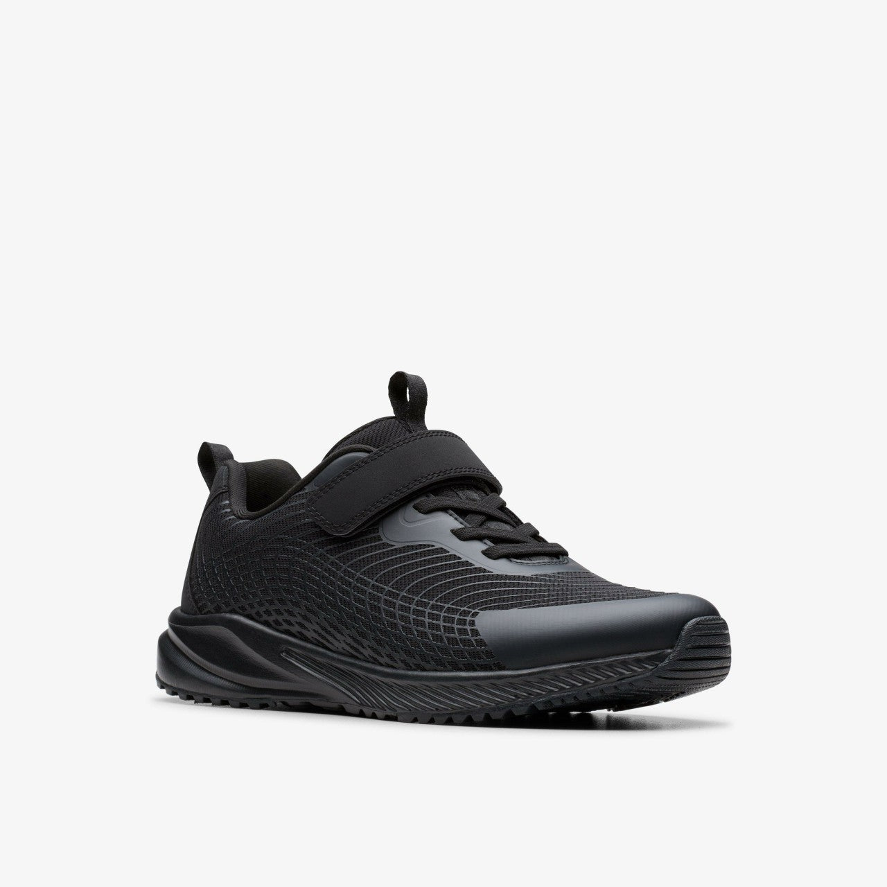Deyes Dash Youth Black/Black Clarks Kids