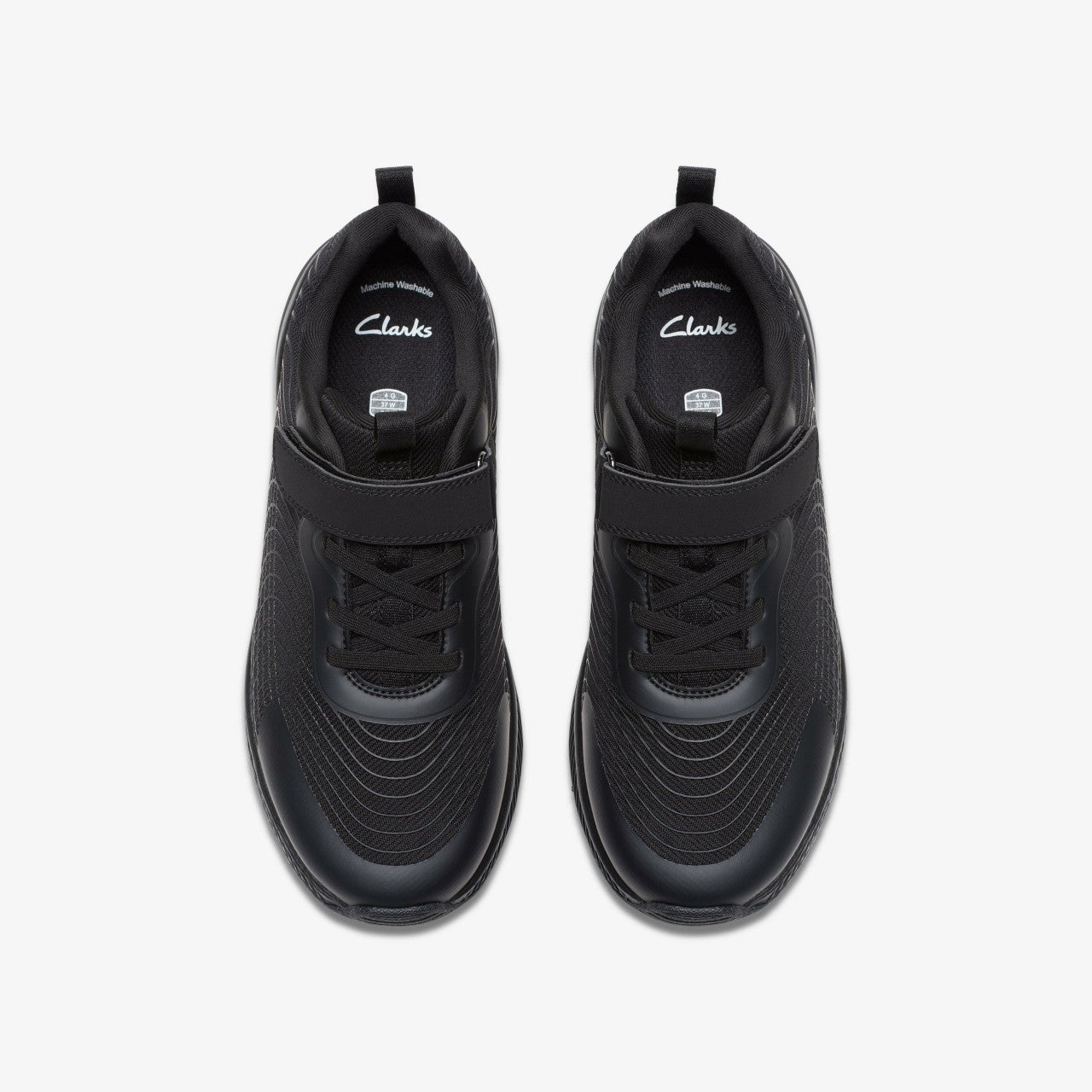 Deyes Dash Youth Black/Black Clarks Kids