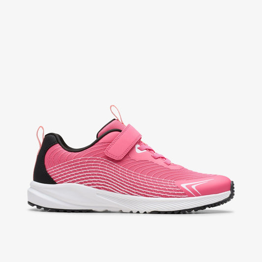 Deyes Dash Youth Pink Synthetic Clarks Kids